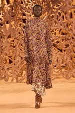 Ulla Johnson Paisley Wool Twill Adira Dress Size 0 $790 Bergamot Runway Designer