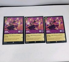 3x Jafar - Wicked Sorcerer 45/204 Common The First Chapter Lorcana