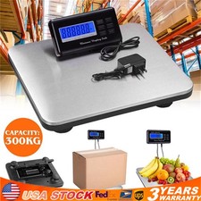 600LBS Pet Vet Scale Cat Dog Weigh Postal Shipping Scale Digital Large Platform