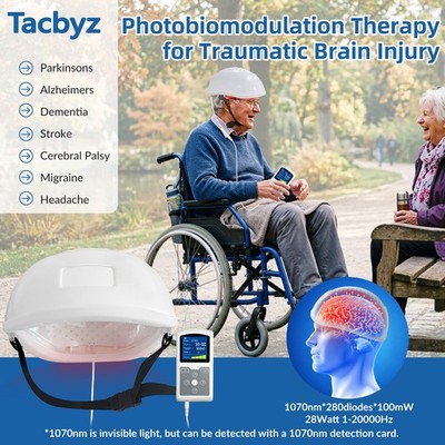 1070nm Infrared Light Brain Photobiomodulation Helmet Parkinson Stroke Treatment