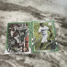 Topps MLB Cionel Perez Card Lot Miami Marlins Baseball Trading Cards 2