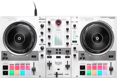 Hercules DJC-INPULSE-500-WHT DJ Controller Inpulse 500 - White