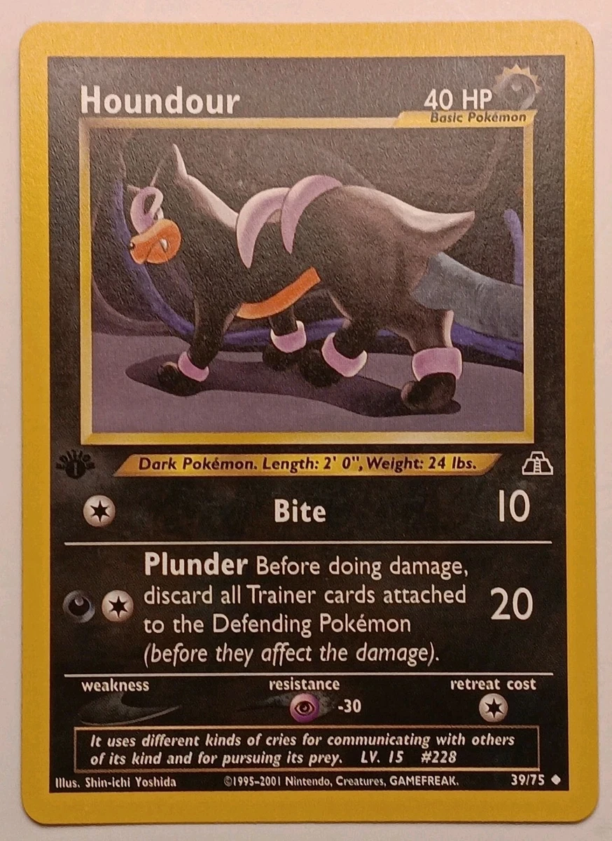 ポケモンカード Houndour 英語版 Houndour Pokémon TCG 1st Edition Individual Trading Card Games for