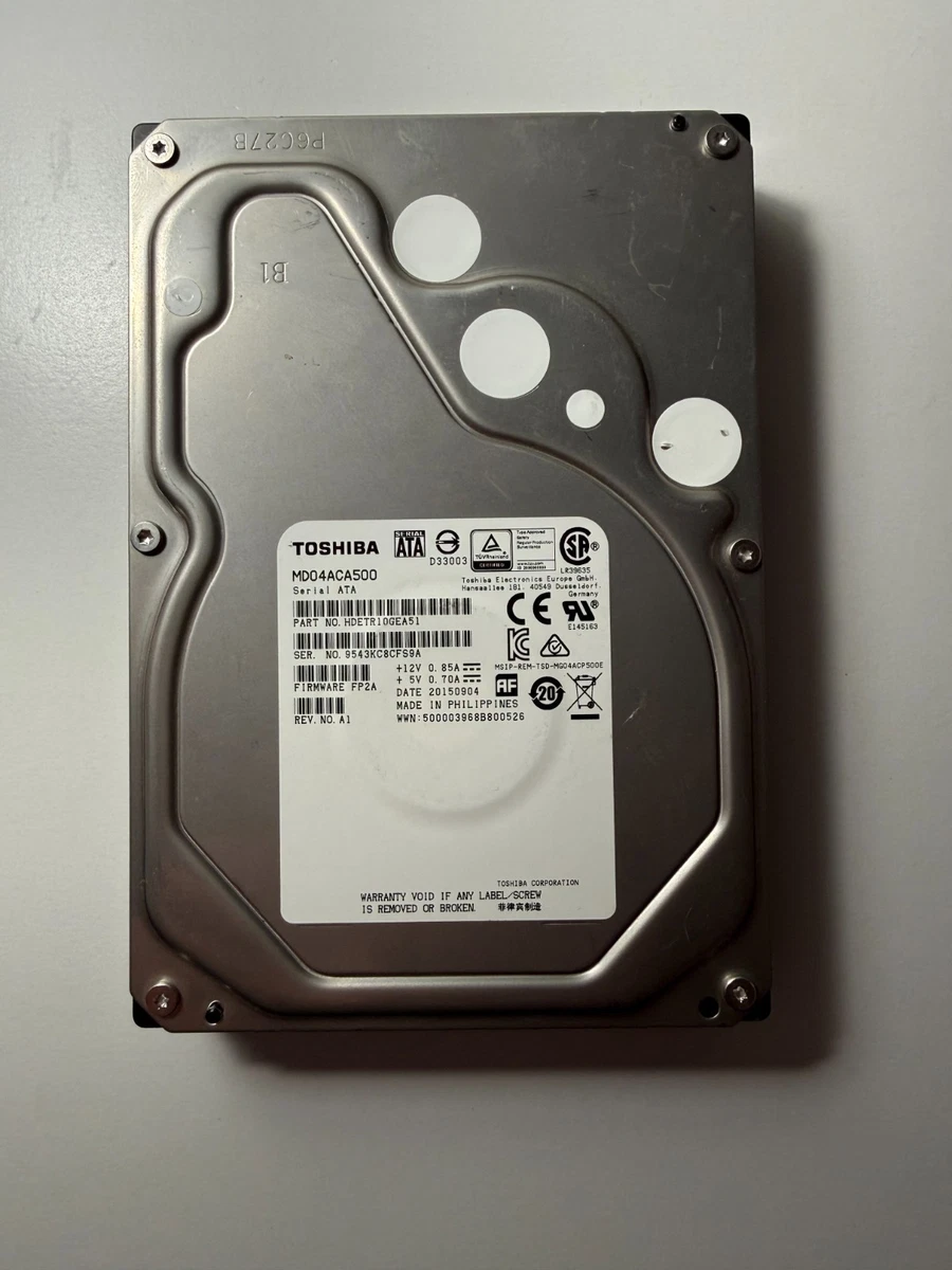 Toshiba Internal Hard Disk Drives 5 TB Storage Capacity for sale