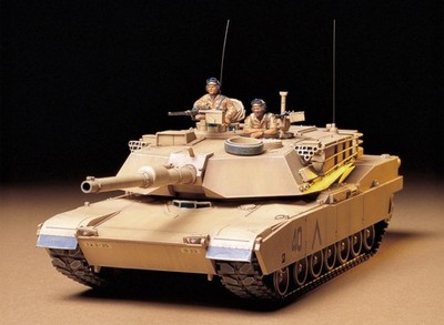 Tamiya 1:35 U.S. M1A1 Abrams 120mm Gun Kampfpanzer Plastik Modellbausatz