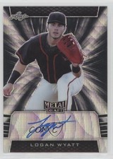 2019 Leaf Metal Draft Black Wave 4/7 Logan Wyatt #BA-LW1 Auto 0b0