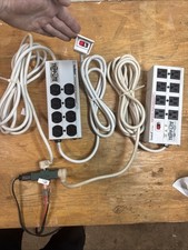  2 Tripp Lite Isobar Ultra 8 Outlet Diagnostic Surge Suppressor White