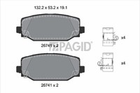 Pagid Bremsbelagsatz BremsklöTze FüR Jeep Grand Cherokee L V WL