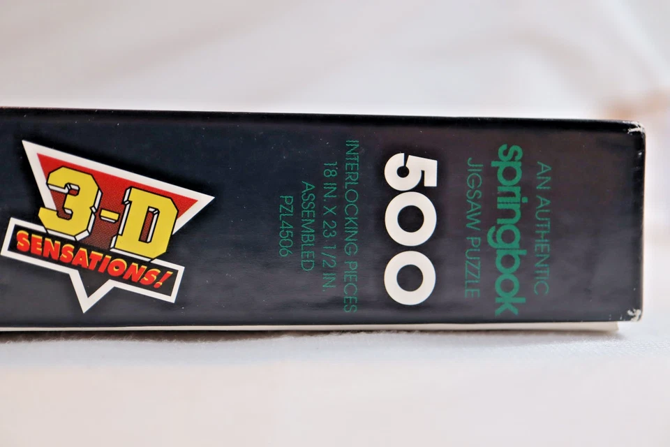 Vintage Springbok "Merry Olde Santa" 500 Piece 3D Sensations Jigsaw Puzzle - Image 3 of 4