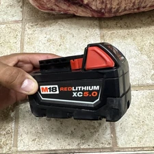 Milwaukee M18 REDLITHIUM XC5.0 Extended Capacity Battery Pack - Black...