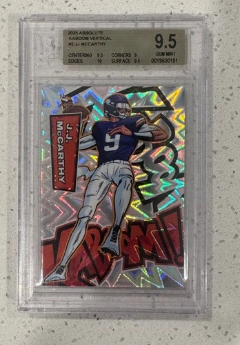 2025 Panini Absolute J.J. McCarthy Base (RAW)