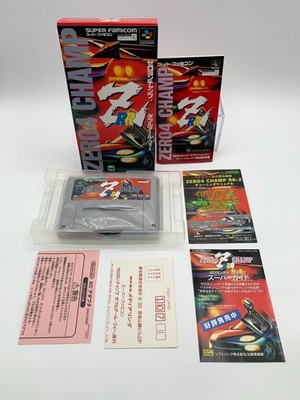 ZERO4 CHAMP RR-Z Super Famicom EXCELLENT CONDITION w/ Box Manual & Reg SFC1128