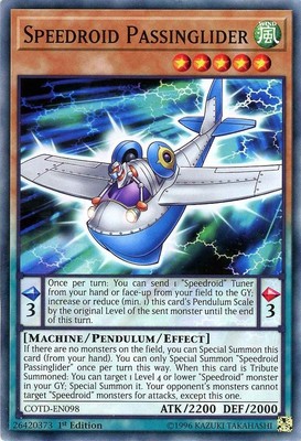 COTD-DE098 Speedroid Passinglider COTD-EN098 Yu-Gi-Oh