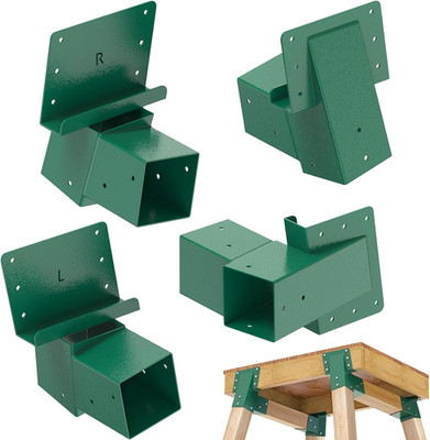 4-Pack Deer Stand Brackets for 4X4 Posts - Multi-Use Outdoor Support System