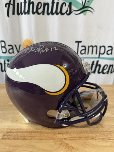 Chris Doleman Signed Helmet Full Size Replica Minnesota Vikings HOF Radtke COA