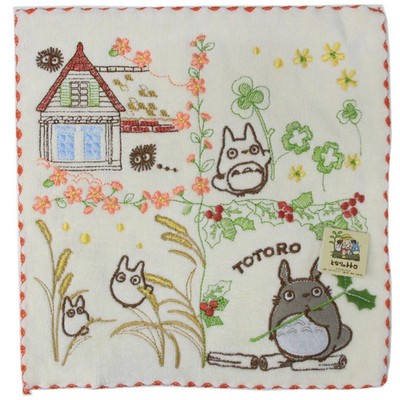My Neighbor Totoro Mini Hand Towel Hana Goyomi (Flower Calendar) / Studio Ghibli