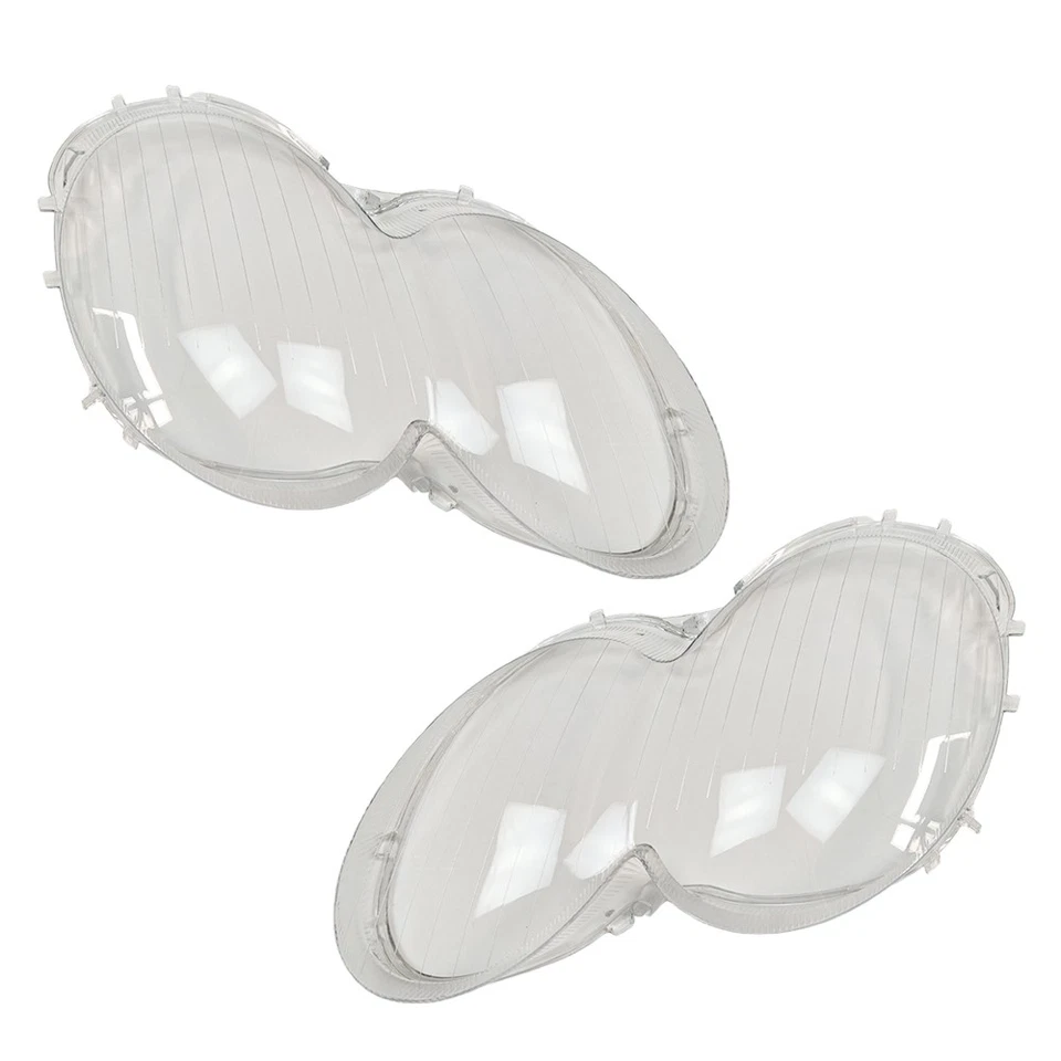 1 par de cubiertas de lente de faros delanteros transparentes para Mercedes-Benz W230 SL500 2003-2008 Foto 2 de 4