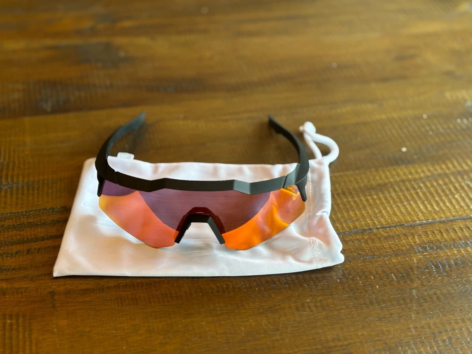 Gafas de sol 100 % SPEEDCRAFT XS HiPER rojas lentes espejadas multicapa, unisex Foto 2 de 4