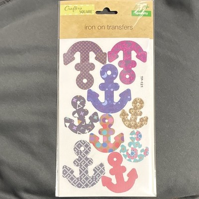 Crafter's Square Beach & Nautical Anchor Iron-On Transfers TP-121