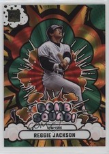 2025 Panini Donruss Bomb Squad Green Laser Reggie Jackson #7 HOF 2s1