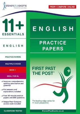 11+ Essentials English Practice Papers Book 1 (Taschenbuch) First Past the Post