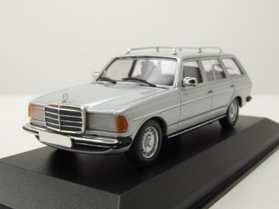 Mercedes T-Modell Kombi W123 1982 silber Modellauto 1:43 Maxichamps