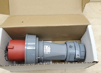 360P7W  Mennekes 60 Amp 480VAC Watertight Plug - NEW in Factory Box 