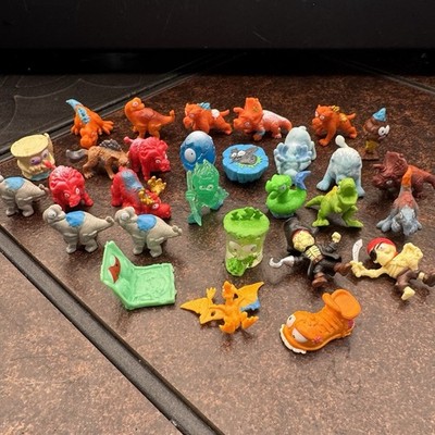 Zuru Smashers Dino Ice Age Mini Figures Flocked Pirate Dinosaurs Moose Lot Of 29