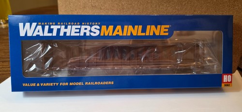 Coche plano de madera con viga central BNSF RR 72' 559176 Opera Window Walthers 910-50736 HO | Condition: New