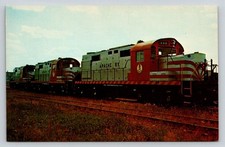 APACHE RY 700 800 Alco DL-701 1800 HP Locomotives Railroad Postcard