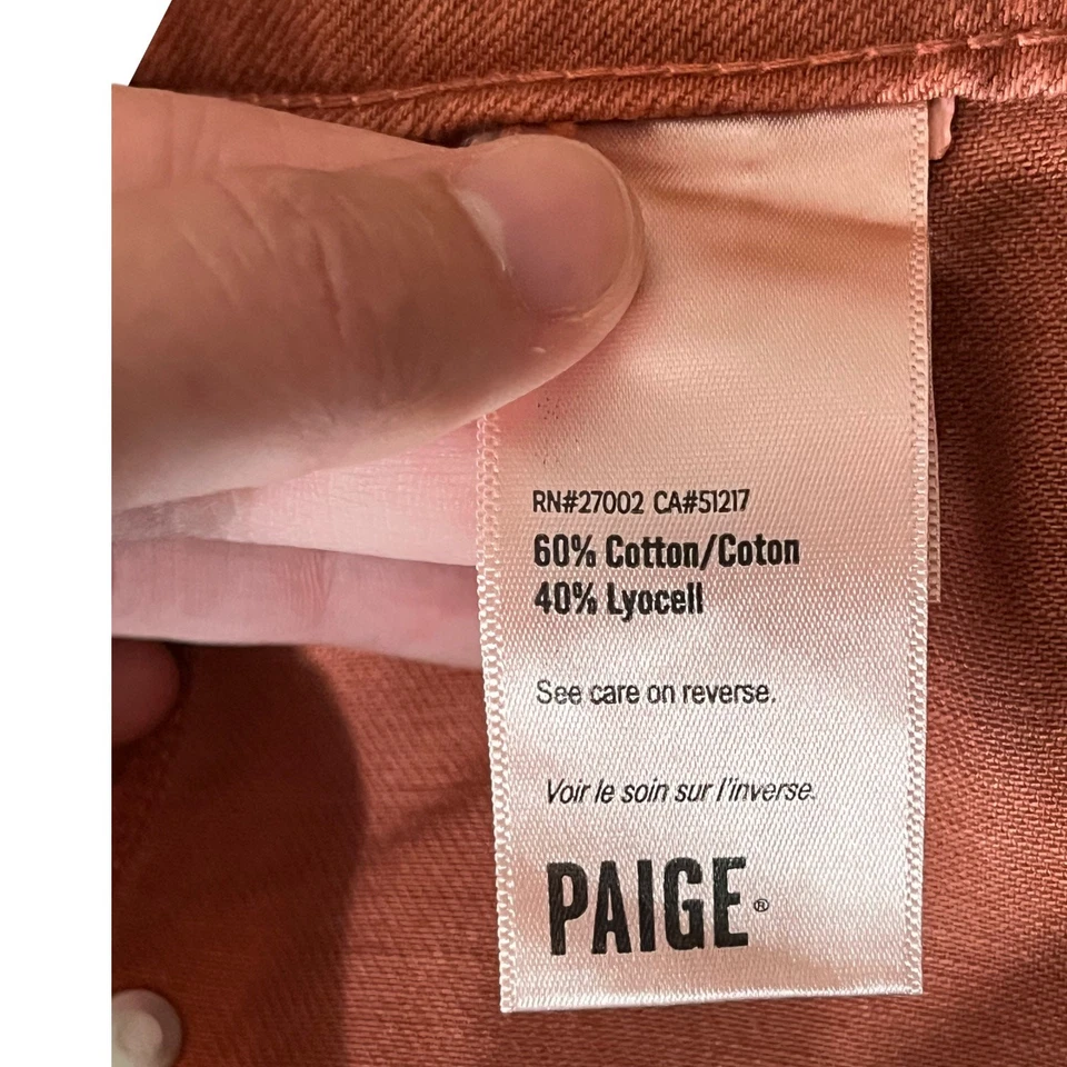 Pantalones Cortos Paige Mayslie Utility Rojo Talla 32 Foto 4 de 4