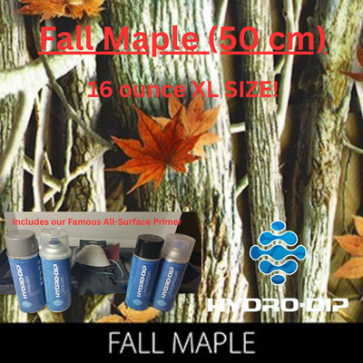 Hydro Dip Hydrographic Film Dip Kit Fall Maple (50 cm) 16 oz Aerosols