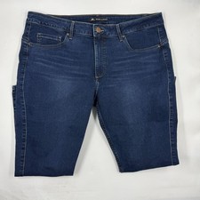 Lee Riders Womens Shape Illusions 16 Skinny Slim Fit Blue Stretch Denim Jean