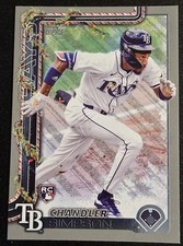 2025 Topps Holiday Silver Glitter - Chandler Simpson #H38 (RC)