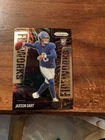 2025 Panini Prizm Football Jaxson Dart Fireworks Base Insert Rookie RC #6 Giants