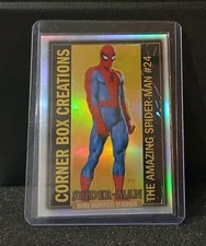 2024 Marvel Masterpieces '92 Corner Box Creations Rainbow Spider-Man READ f6d