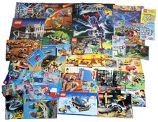 HUGE VTG LEGO LOT 50 INSTRUCTION MANUALS BROCHURES CATALOGS PAMPHLETS STAR WARS