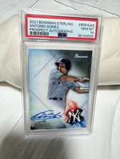 2021 Bowman Sterling - Prospect Autographs Antonio Gomez #BSPA-AG (AU, RC)