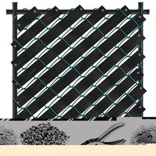 302 Pcs Chain Link Fence Slats & Fasteners - Privacy Tape for Home, School, Stad