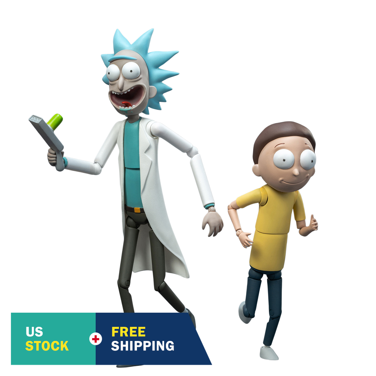 HIPLAY Fondjoy Morty Smith / Rick Sanchez 1/12 Scale Action Figure