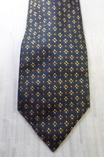 ISAIA NAPOLI 100% SETA SILK TIE CRAVATTA NECKTIE MADE ITALY VINTAGE SEVEN FOLD