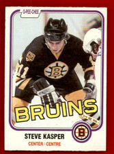 1981-82 O-Pee-Chee #4 Steve Kasper RC VG
