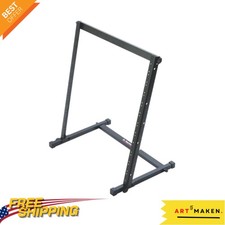 On-Stage RS7030 Black Rack Stand 12 Spaces, 75 lbs Capacity for Musicians