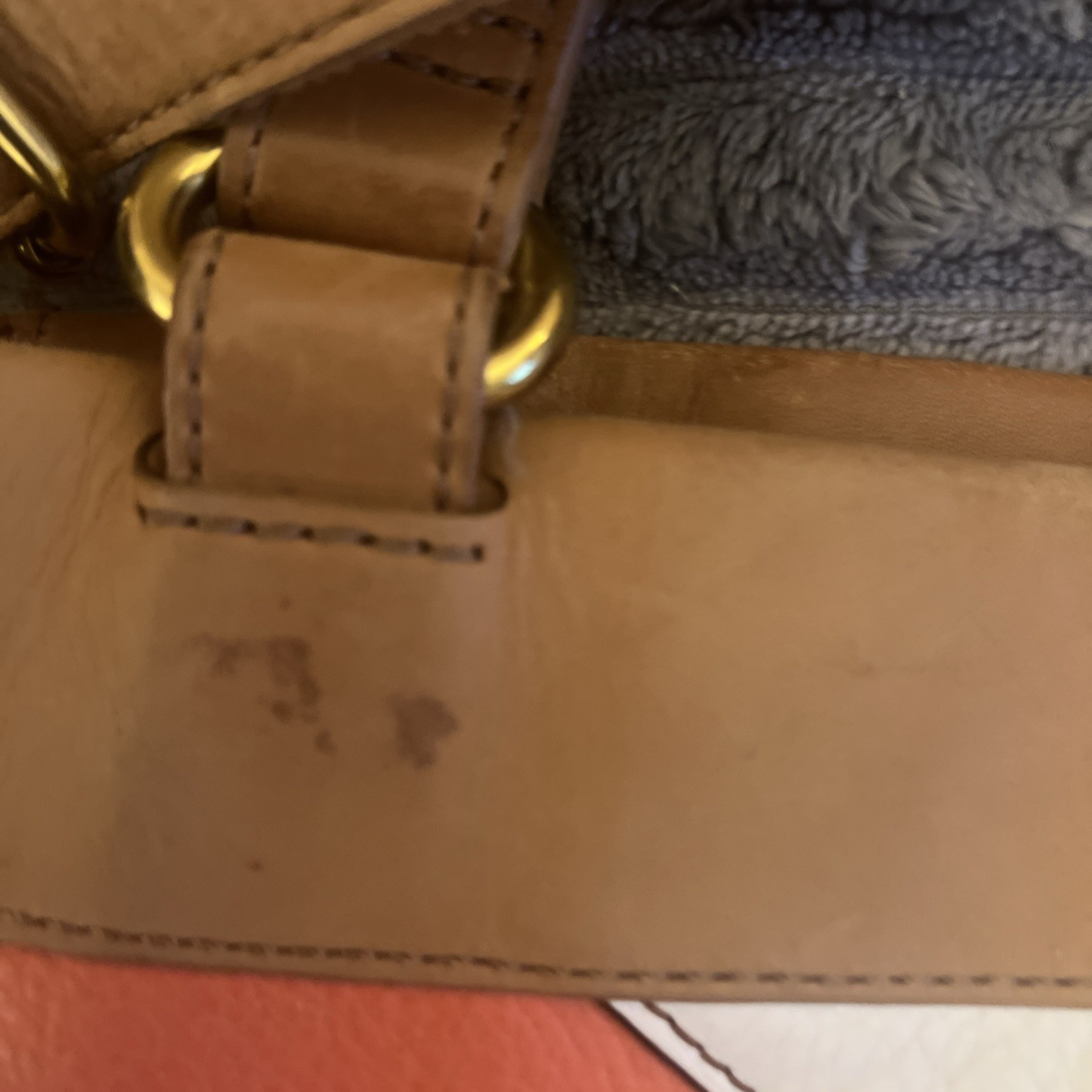 Fossil Brown Large Leather Patchwork Shoulder Bag - image 2