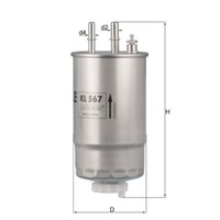 Kraftstofffilter Mahle KL 567 FüR Fiat Alfa Romeo CitroëN Lancia Peugeot Opel KA