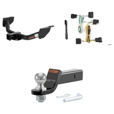 CURT Tow Package Trailer Hitch Wiring Harness 45036 Ball Mount Pin & Clip, 13138