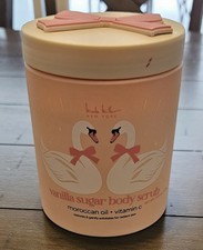 NEW Nicole Miller Vanilla Sugar Body Scrub Moroccan Oil Vitamin C 23.6 oz