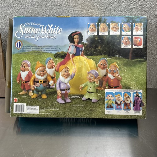 1992 Mattel Disney Snow White and the Seven Dwarfs Gift Set NRFB - Picture 5 of 6