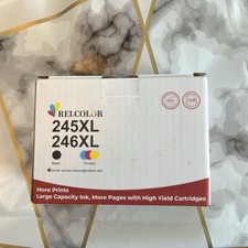 New In Box Recolor 245xl 246xl Ink Cartridge Black Tri Color EXP 08/2027