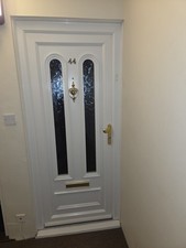 White UPVC Door and Frame Size 1981 X 762 £200 Ono